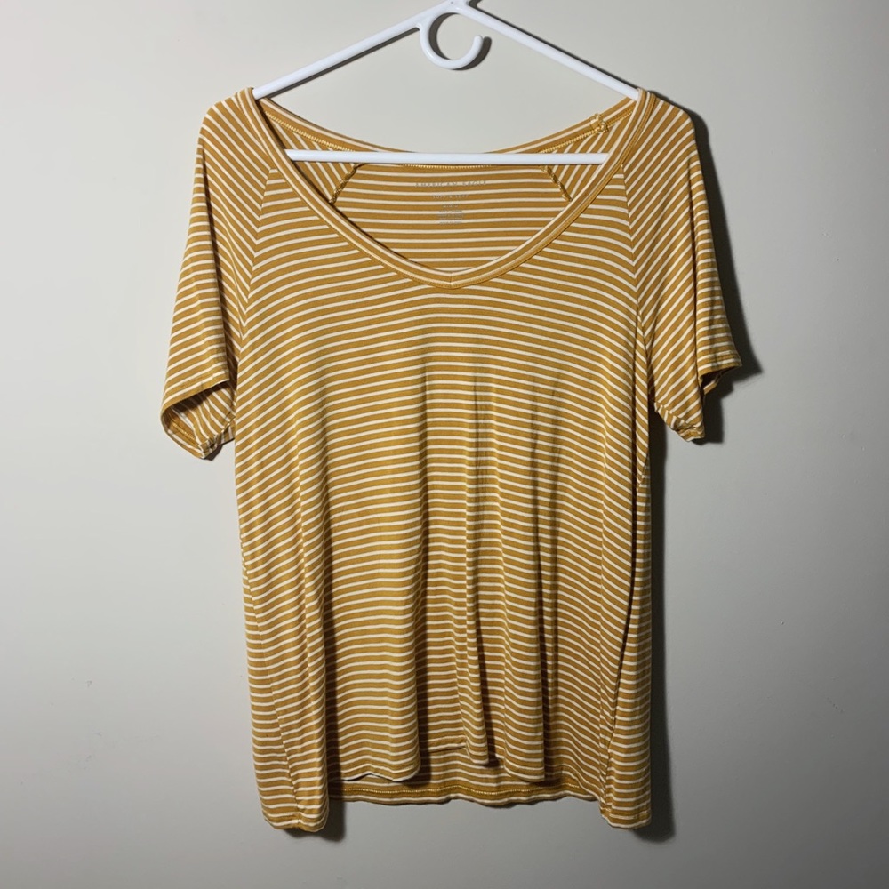 American Eagle Yellow Soft & Sexy T-shirt